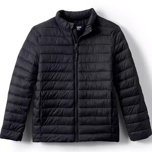 Lands' End Kids Black Insulated Jacket